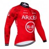 Cykeltrøje Langærmet 2024 Arkea-B B Hotels Rød
